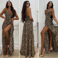 Abito lungo animalier