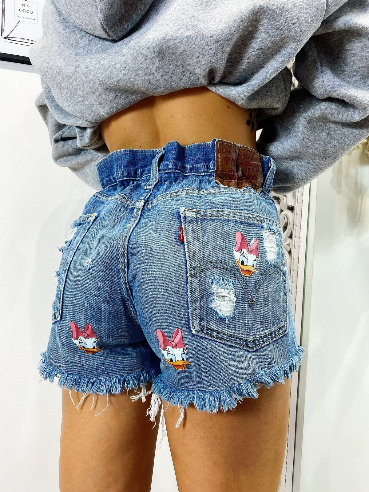 Short Levi’s Vintage con stampa Paperina bagno medio