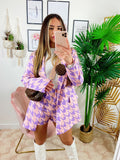 Completo giacca e Short pied de poule Lilla