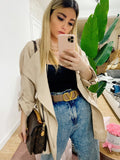 Giacca Beige con elastico
