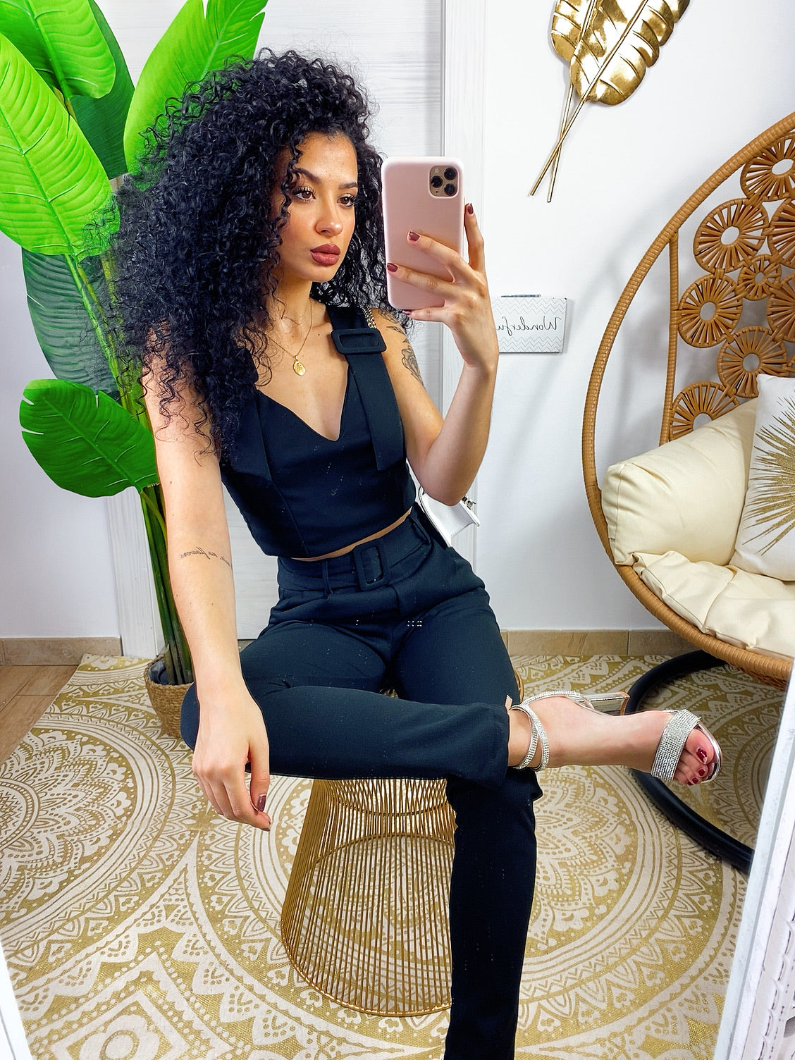 Completo top e pantalone