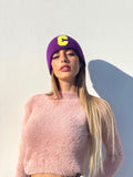 Cappello viola con C