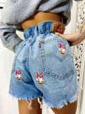 Short Levi’s Vintage con stampa paperina bagno medio chiaro