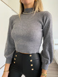 Maglioncino basic Grigio