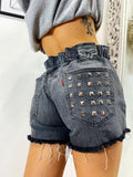 Short Levi’s Vintage con Borchie bagno grigio