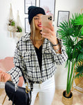 Giacca in tweed Nera