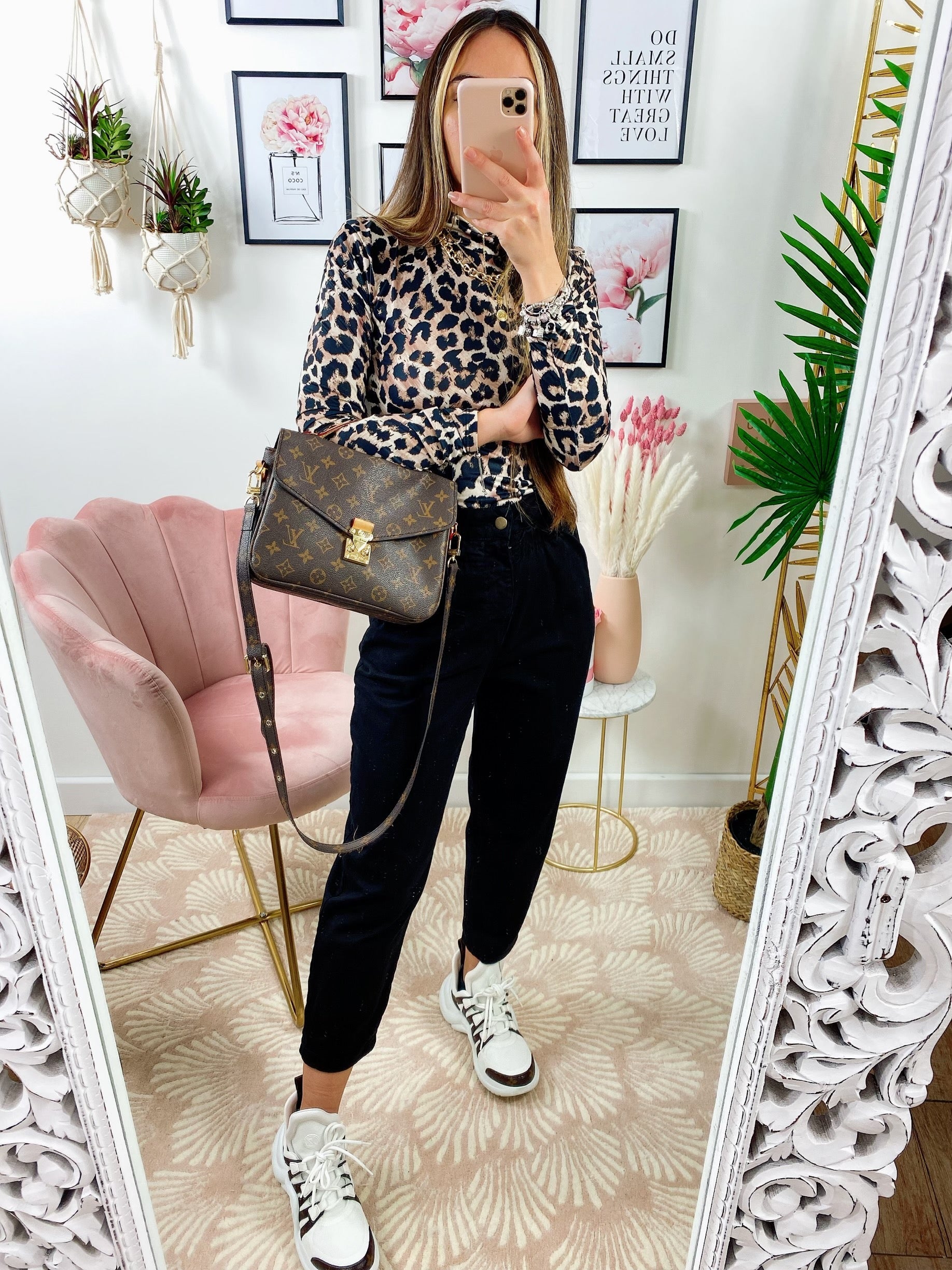 Jeans a vita alta Black Ballon