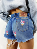 Short Levi’s Vintage con stampa Paperina bagno medio
