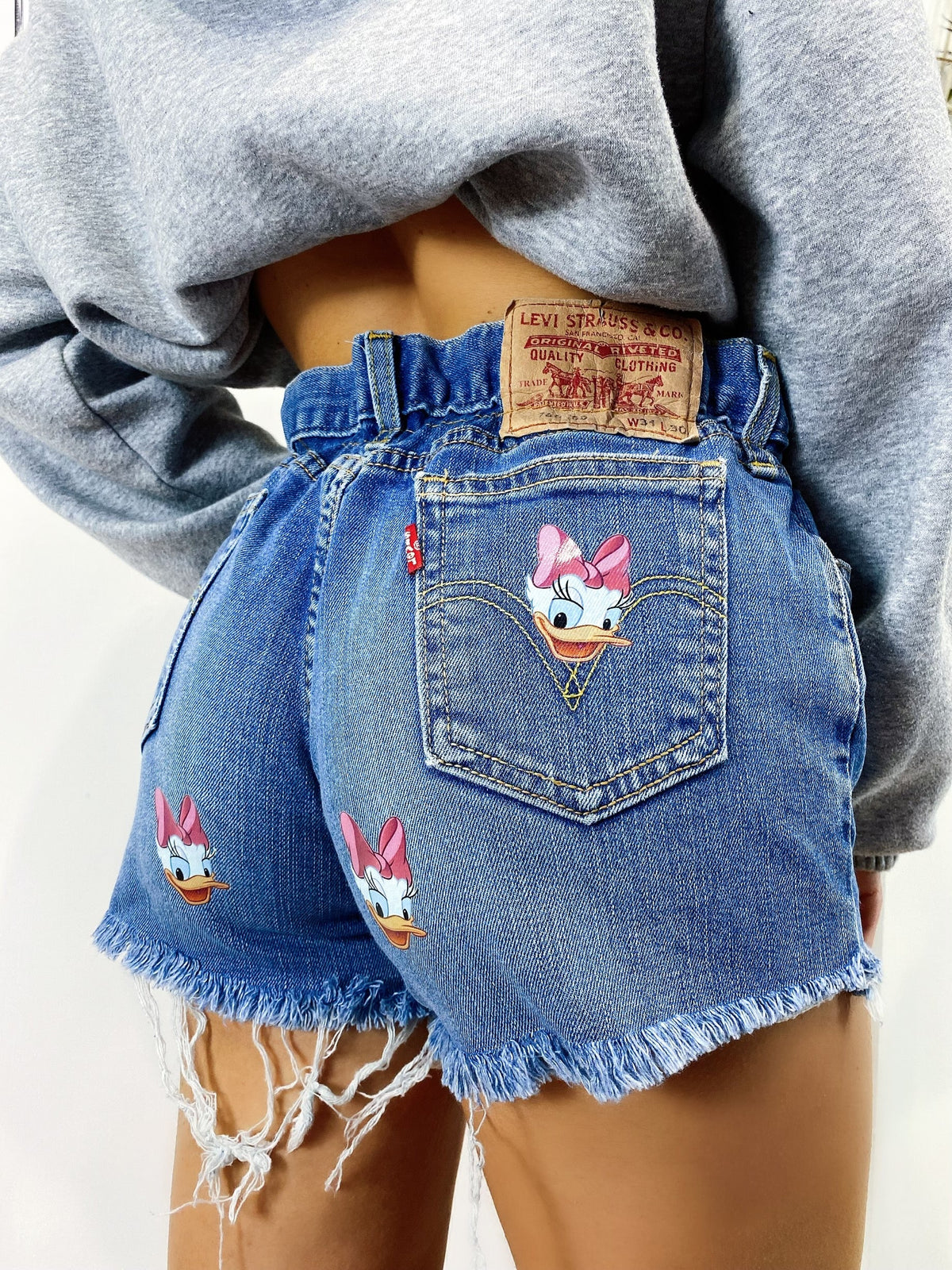 Short Levi’s Vintage con stampa Paperina bagno medio