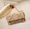 Pochette a mano rettangolare con catena top quality