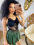 Body in pizzo nero