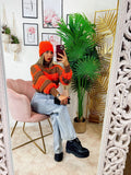 Maglione Rebel arancio Camel