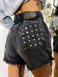 Short Levi’s Vintage Nero con Borchie