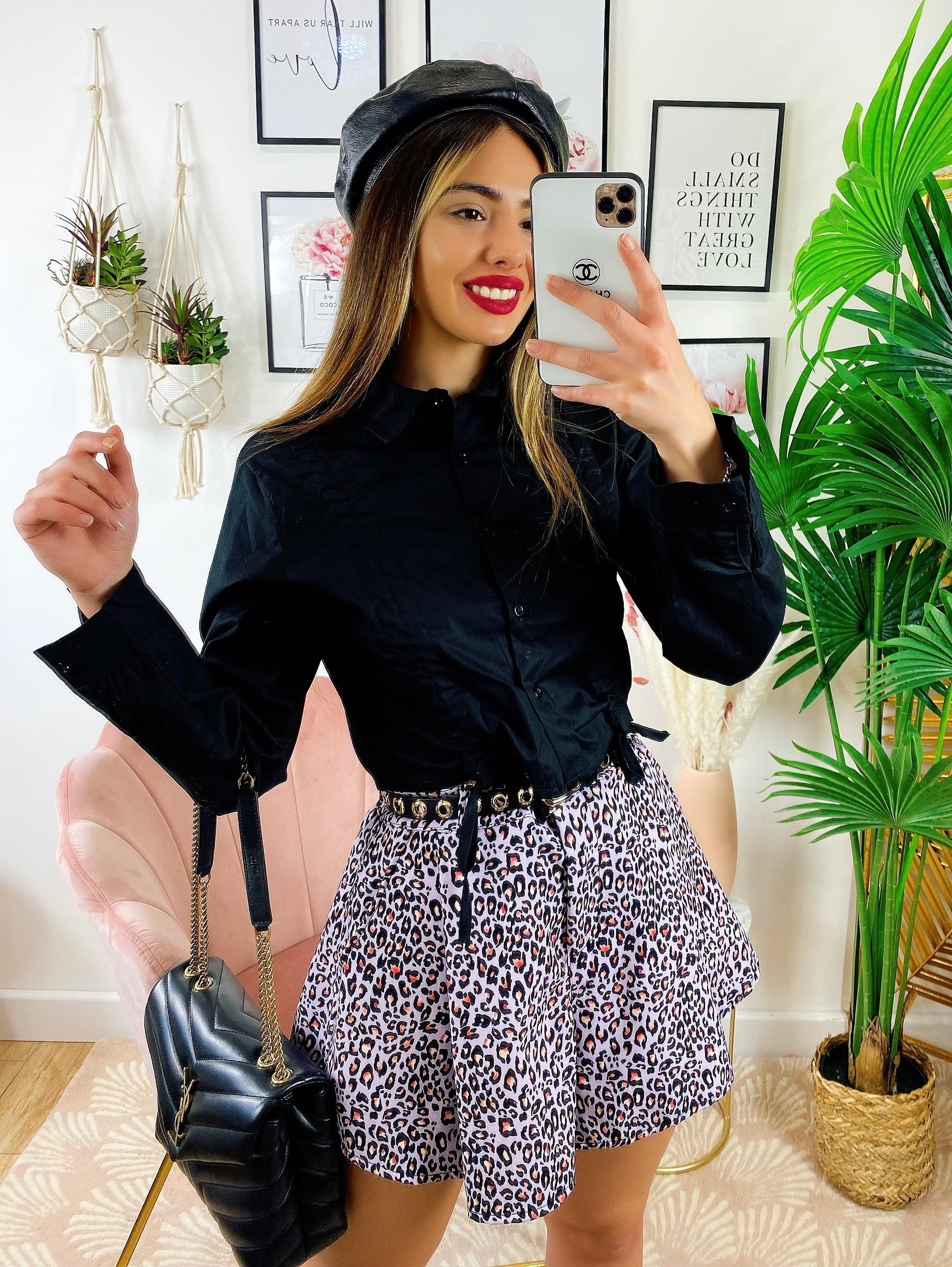 Short maculato lilla