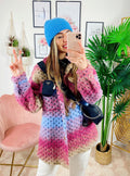 Giacca con bottoni Multicolor