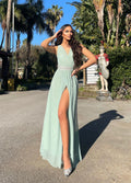Abito in tulle verde pastello