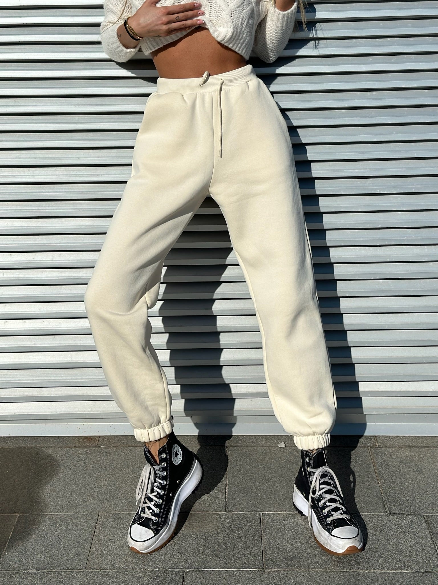 Pantatuta felpata beige