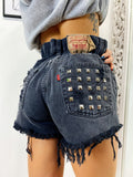Short Levi’s Vintage con Borchie grigio