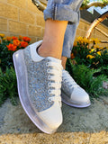Sneakers con brillantini
