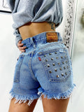 Short Levi’s Vintage con Borchie bagno medio
