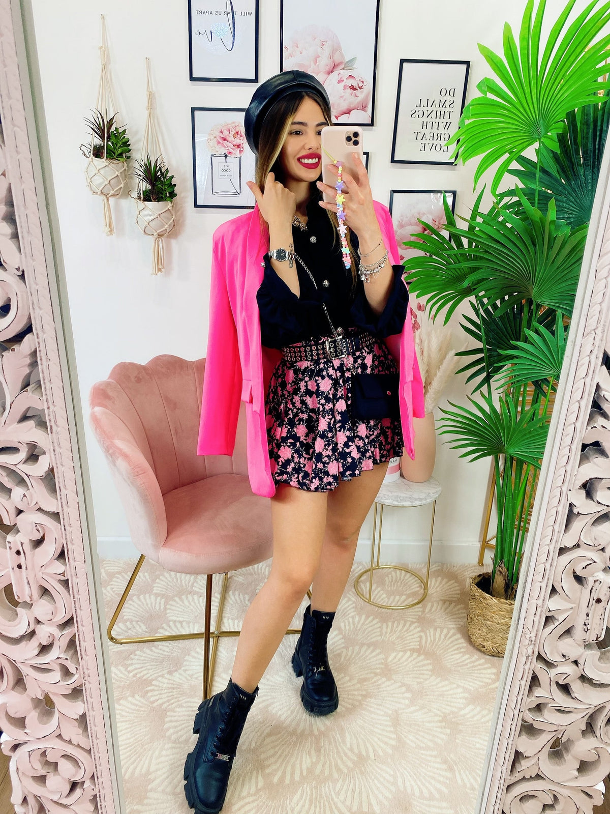 Giacca fluo fucsia