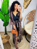 Maxi cardigan a fantasia