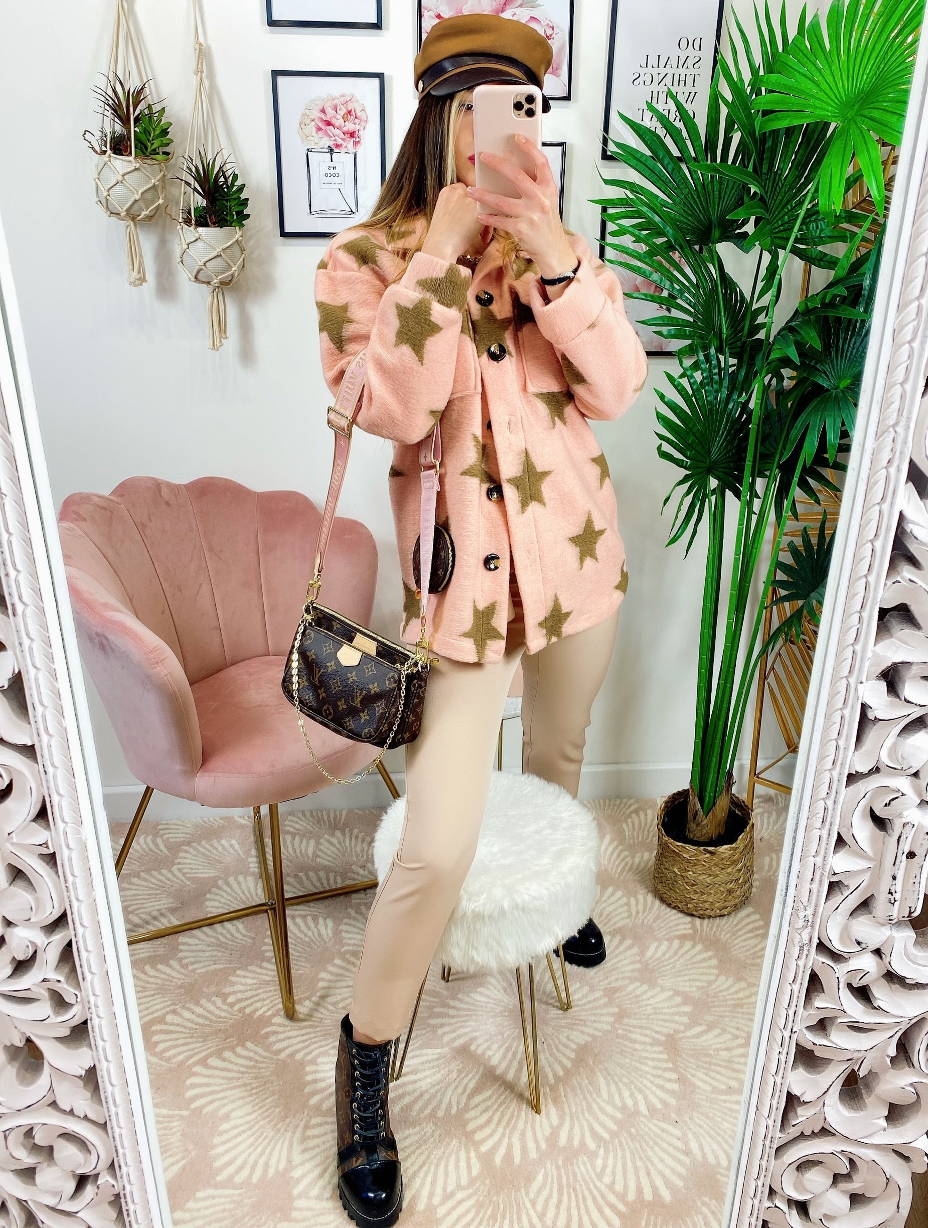 Giacca con stelle Rosa