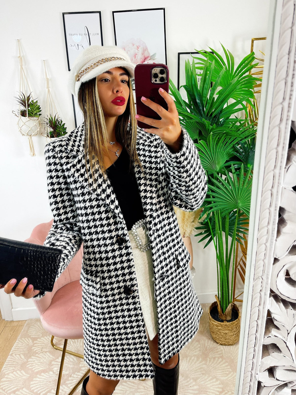 Cappotto pied de poule