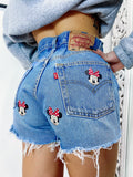 Short Levi’s Vintage con stampa topolina bagno medio chiaro