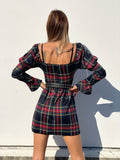 Abito scozzese base nero