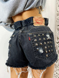 Short Levi’s Vintage con Borchie Grigio