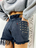 Levi’s Vintage grigio scuro con borchie