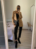 Pantalone vita alta nero
