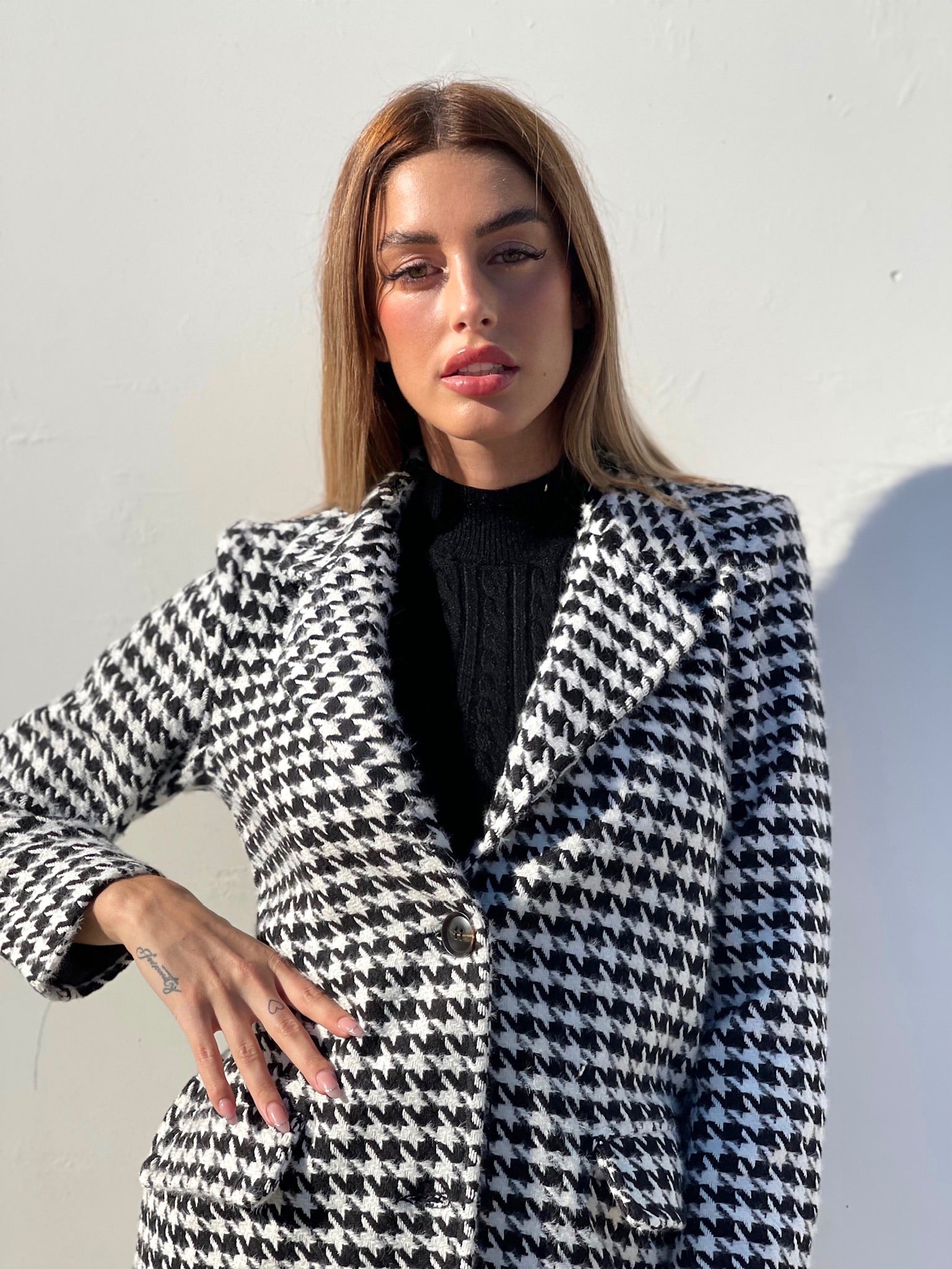 Cappotto pied de poule