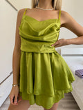 Tutina in raso lime