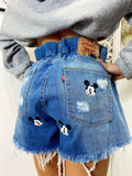 Short Levi’s Vintage con stampa topolino bagno medio