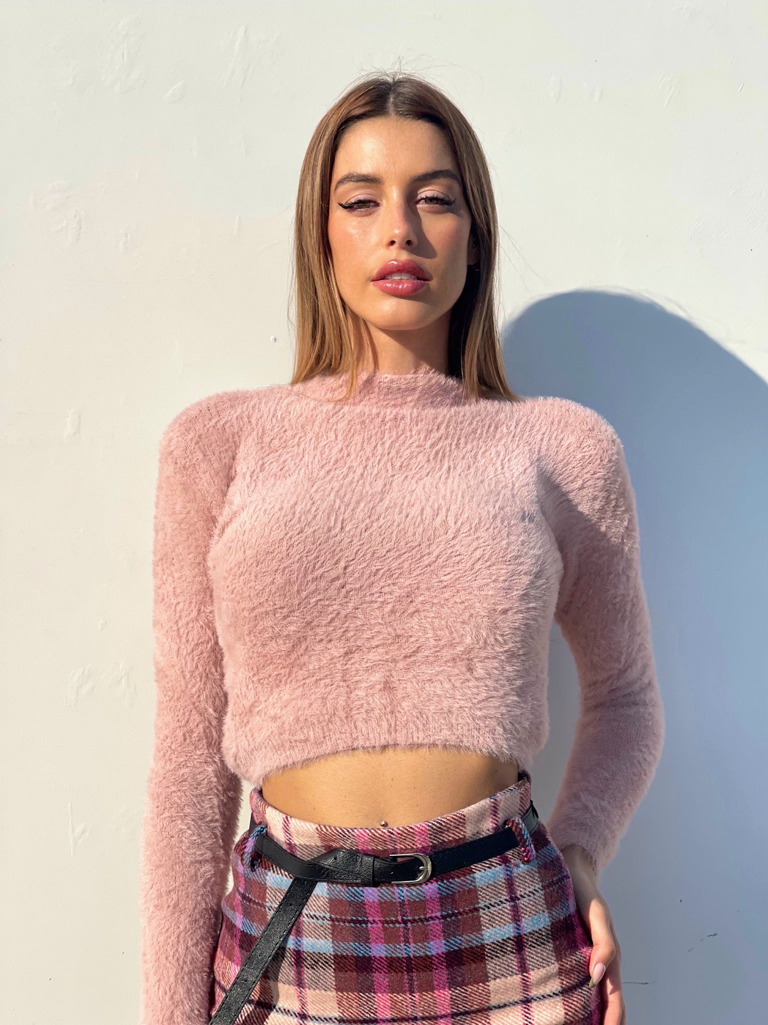 Maglioncino morbidissimo rosa