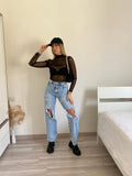Body nero velato