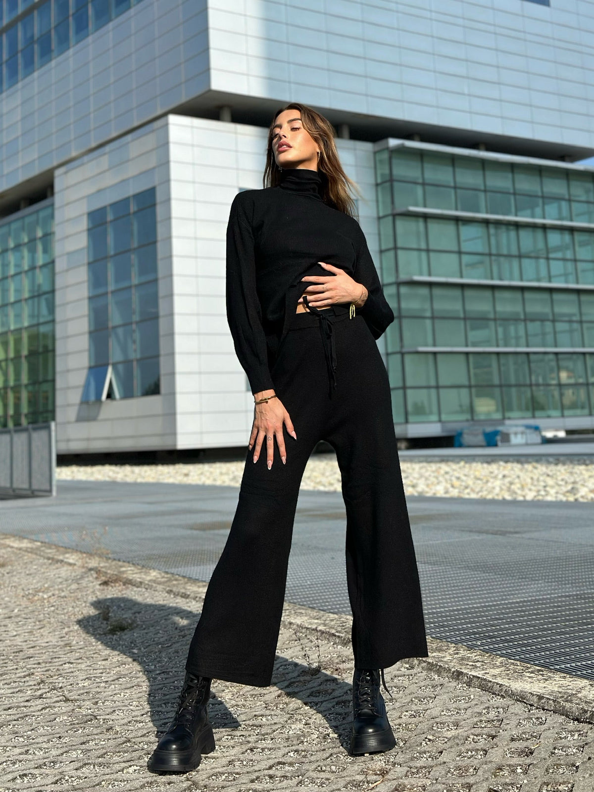 Completo Maglia e pantalone quality nero