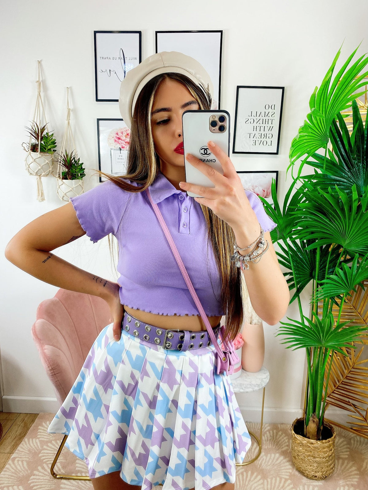 Top crop lilla