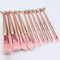 Set pennelli sirena Rosa Gold