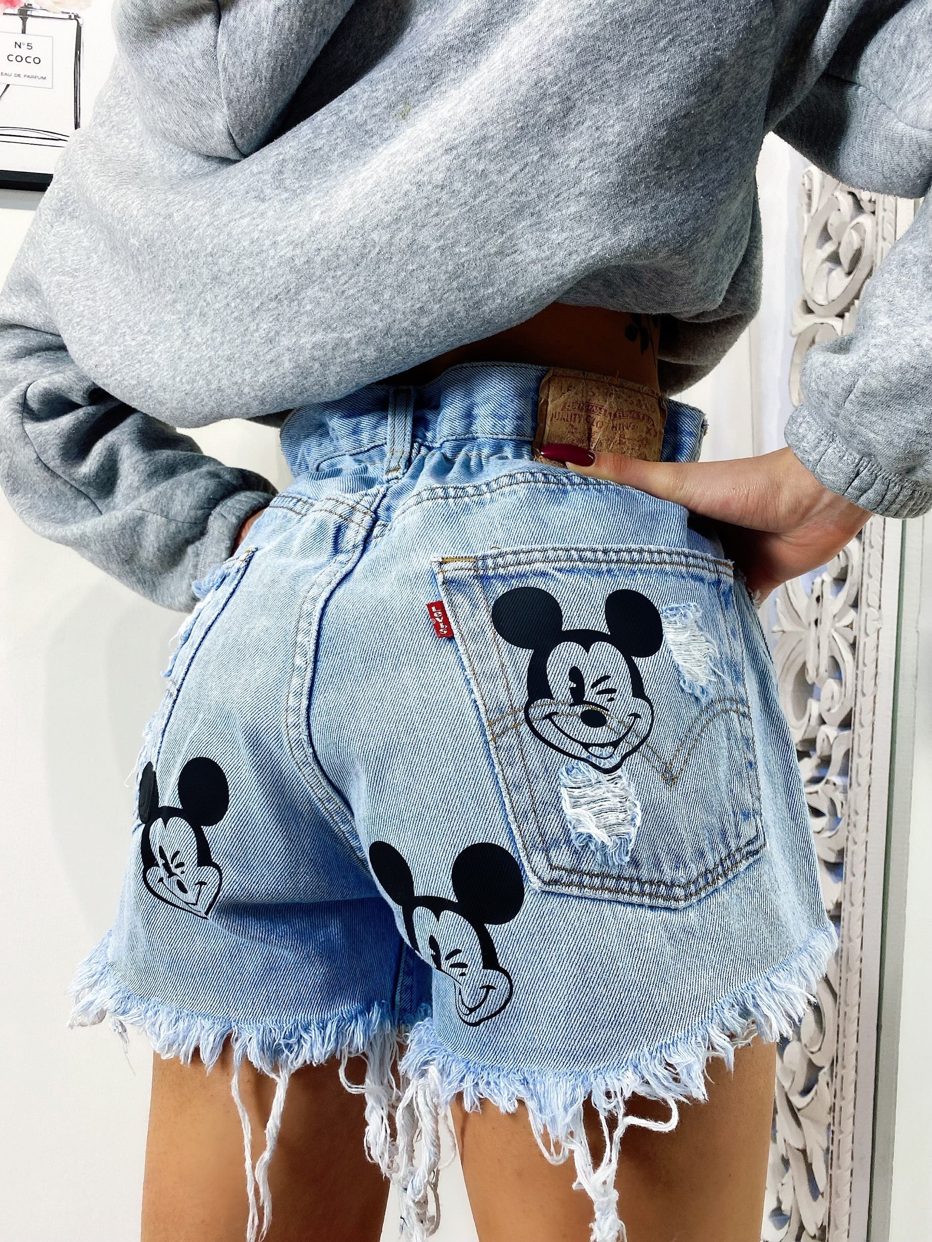 Short Levi’s Vintage bagno chiaro con stampe