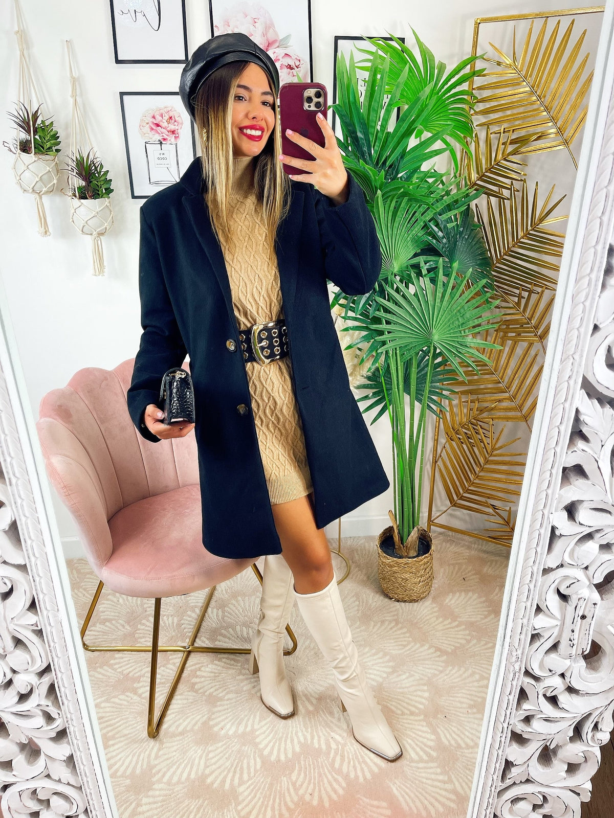 Cappotto autumn Nero