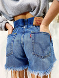 Short Levi’s Vintage bagno medio con strappi