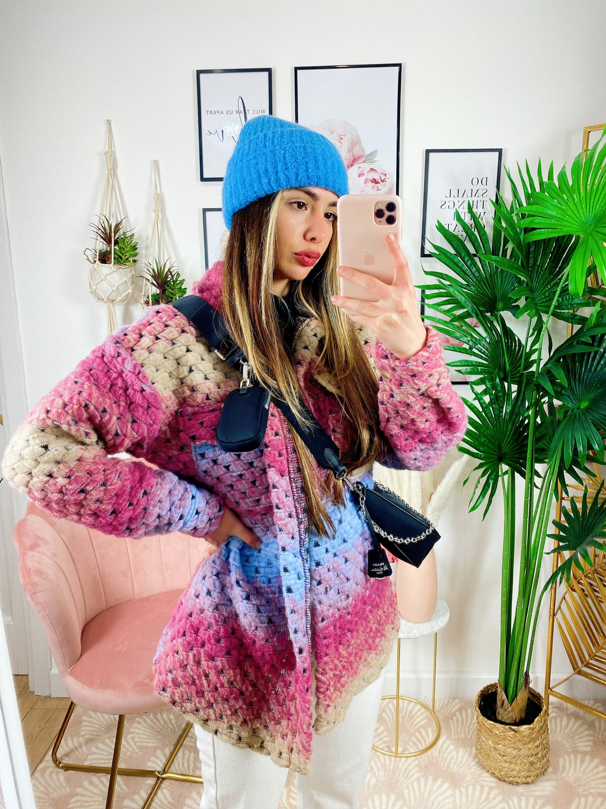 Giacca con bottoni Multicolor