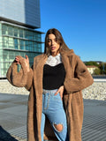 Cappotto Teddy Camel e pochette