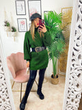 Maxi maglione Verde militare