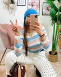 Maglioncino a righe Multicolor
