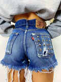Short Levi’s Vintage con Borchie bagno medio