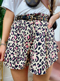 Short maculato beige Dettagli Rosa